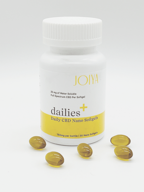 Dailies+ CBD Water Soluble Nano Softgels (25 mg per softgel)