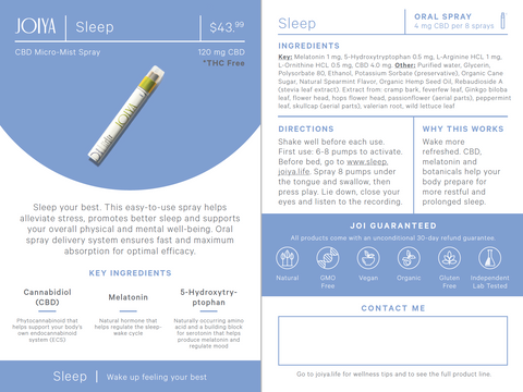 Micro-Mist CBD Sleep Spray